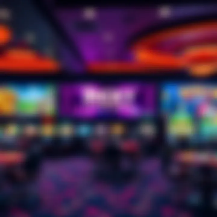 Ricky Casino Game Lobby with Classic and Modern Titles Ricky Casino interface showcasing a stylish game lobby with diverse classic and modern casino games