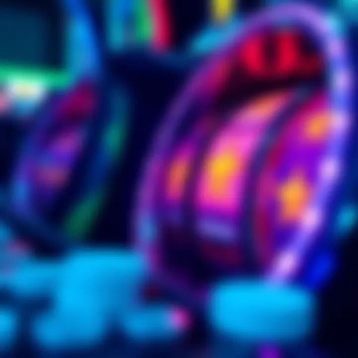 Visualizing RocketPlay's Free Spins Feature with Spinning Reels Graphic showing spinning casino reels with star symbols highlighting free spins offer at RocketPlay