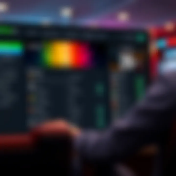 User dashboard showcasing key features and account management options